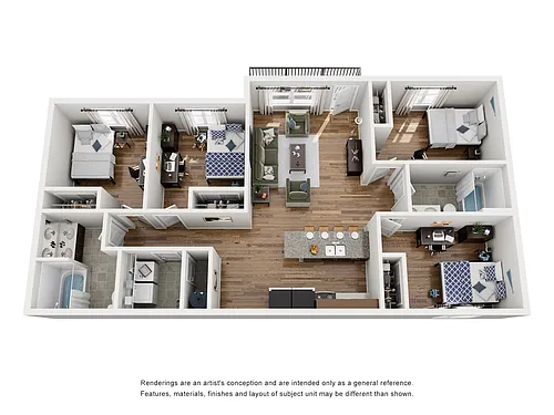 Floor plan 4X2