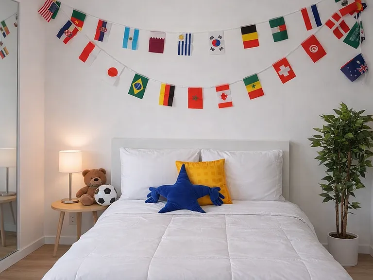 On Demand Setup | Turn Bedroom #2 into a World Cup Themed Room