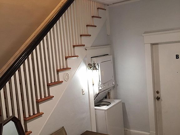 Shared Washer Dryer in the foyer