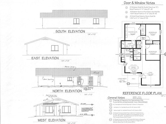 floor plan and elevations