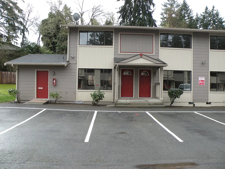 Private fenced yard with your unit.