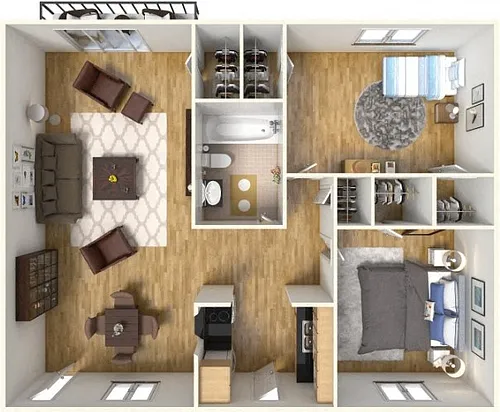 Floor plan 2 Bedroom