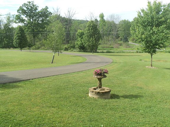 View from house to road