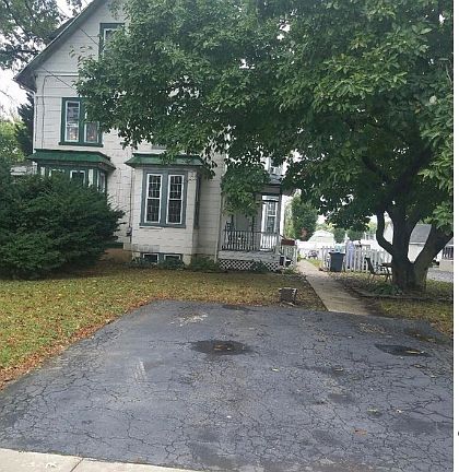 Double wide driveway