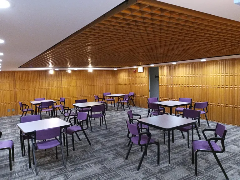 Party room on main floor can be reserved for a fee