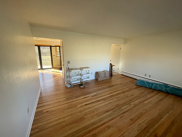 Front room to dining room to backyard