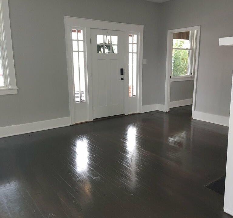 Large Family room with electric fireplace.