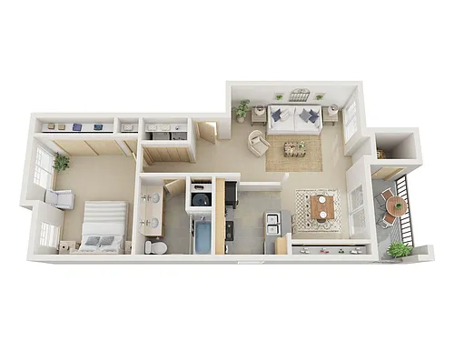 Floor plan The Quinault