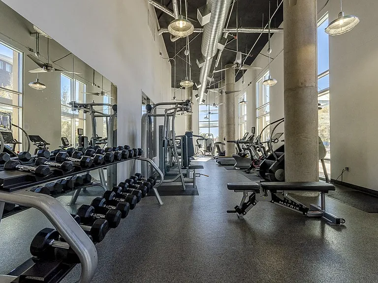 Two State-of-the-Art, 24-hour Fitness Centers including Peloton Cycling Bikes with Virtual Classes, Rowing Machines, Cardio Equipment, Strength Training Equipment, and Free Weights