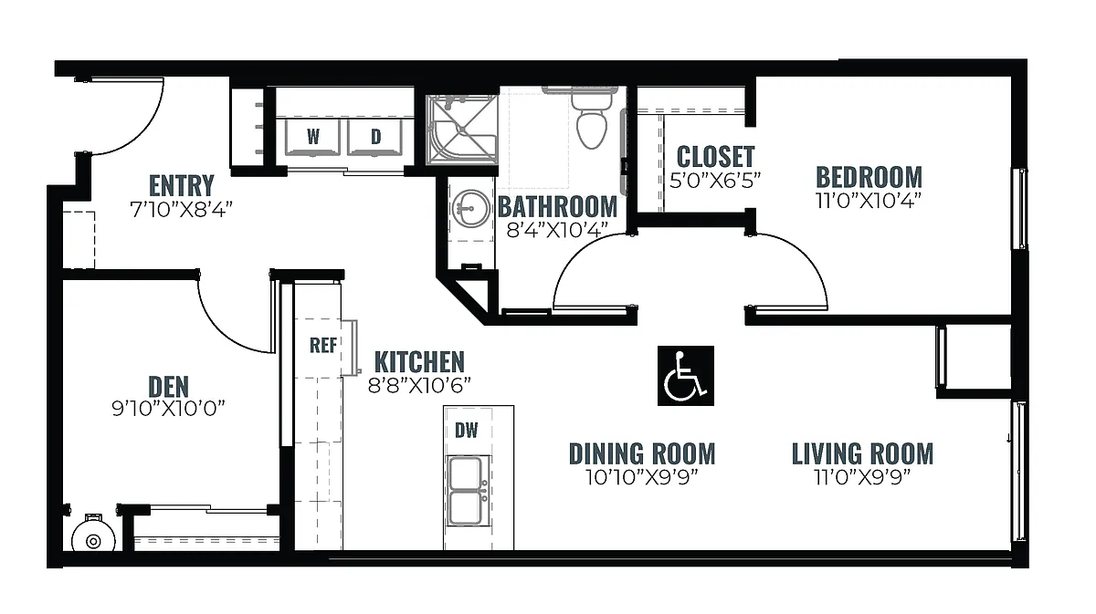 Floor plan The Skyline - ADA