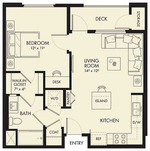 Floor plan Plan A1