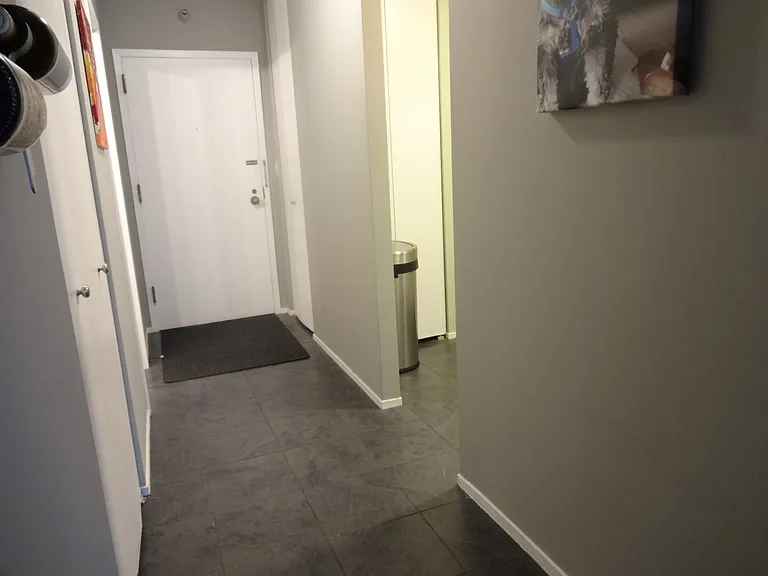 Hallway with Kitchen