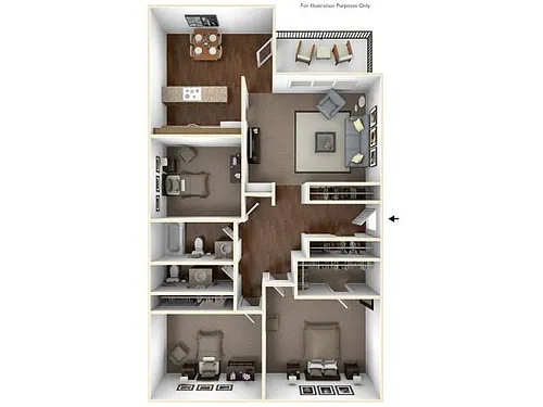 Floor plan 3 BEDROOM