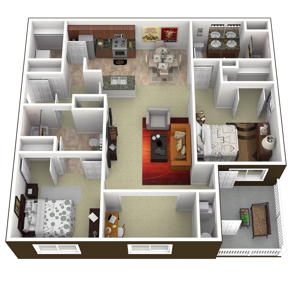 Floor plan The Marina