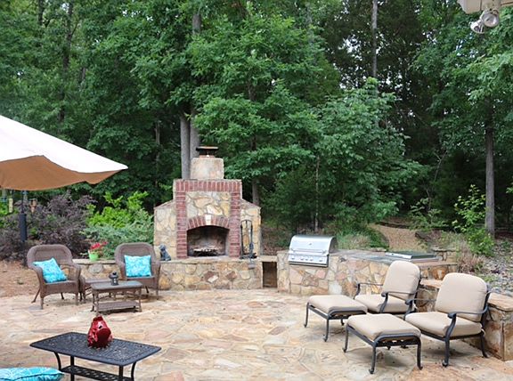 Private and Wooded Backyard
