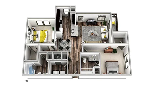 Floor plan B2