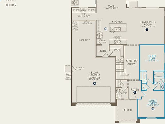 Stafford Floor Plan, Quick Move-In Home, Floor 1