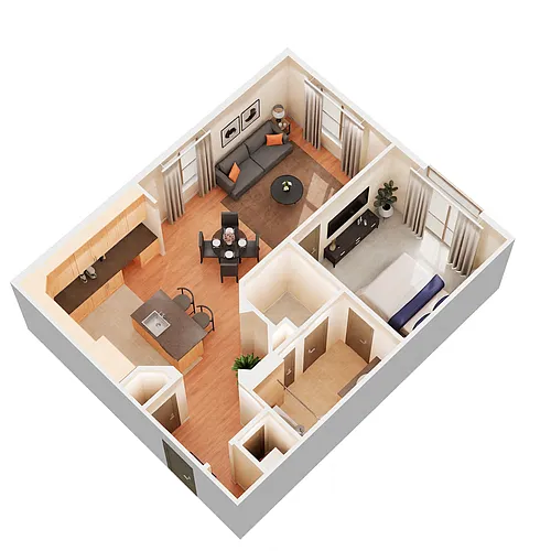 Floor plan A2D