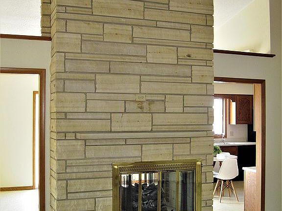 Living room fireplace 
