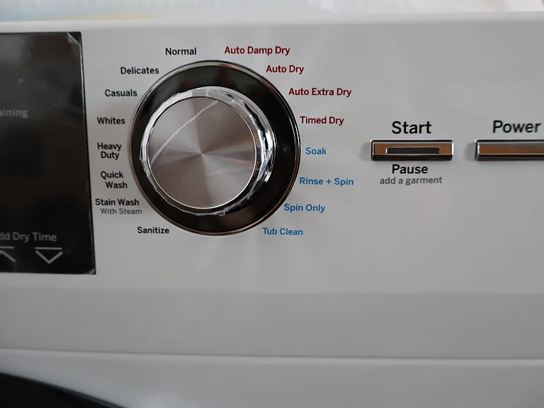 PRIVATE IN-UNIT LAUNDRY: GE Washer Dryer Combo All-In-One.