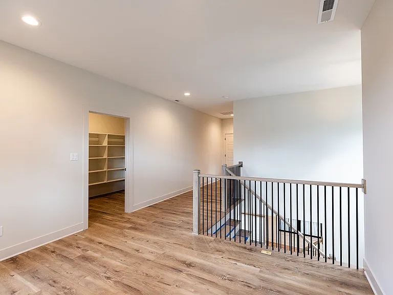 Lounge area. Upper level. View looking toward stairs and hallway.