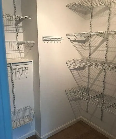 master walk in closet, big with great lighting
