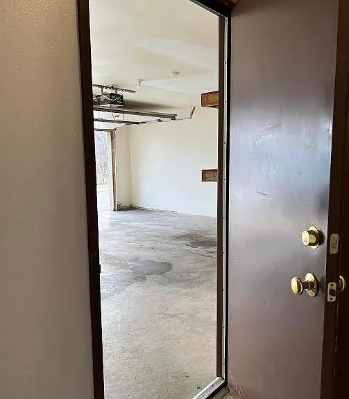 Door to garage