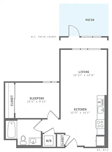 Floor plan A7