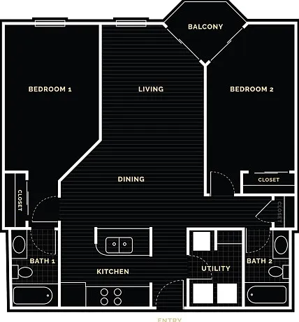Two Bedroom Floor Plan Two Bedroom Floor Plan