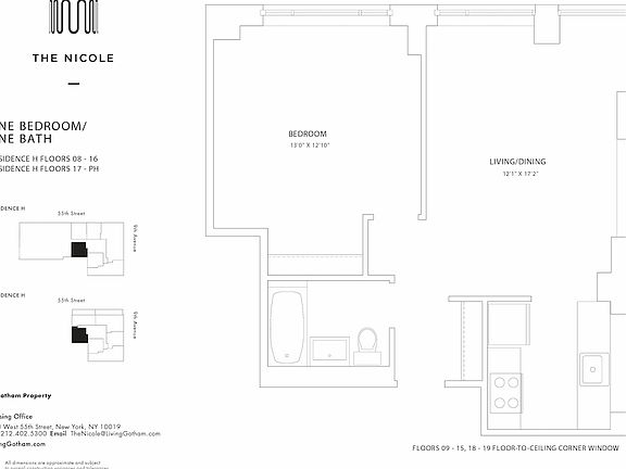3rd image of 400 W 55th St APT 12H