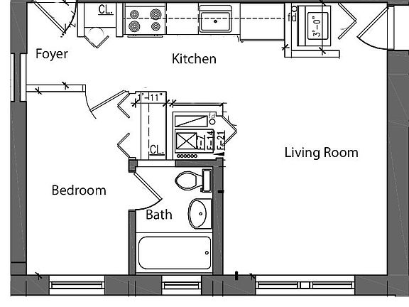 2nd image of 3104 W Sunnyside Ave APT 1F