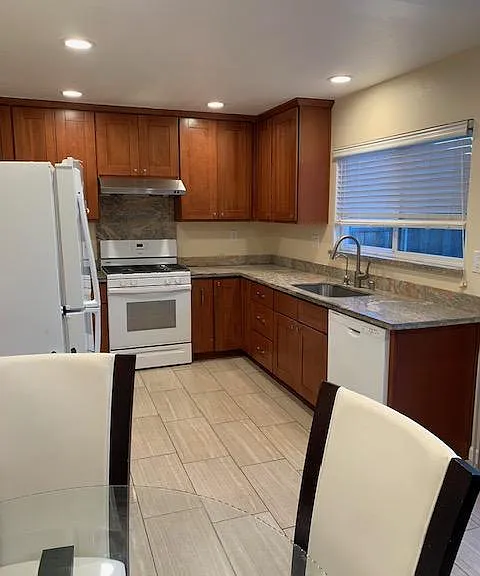 Nook with with kitchen area