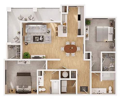 Floor plan Violet