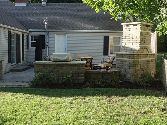 Custom paver patio