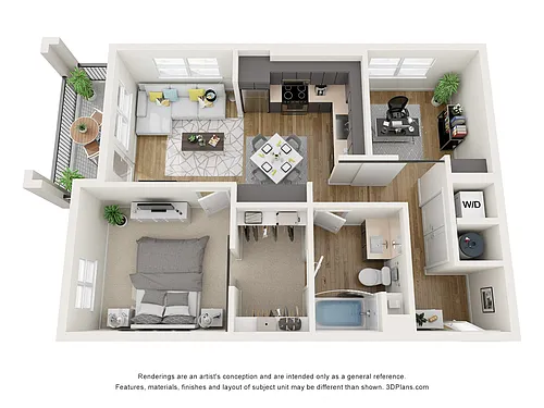 Floor plan A4 + Den