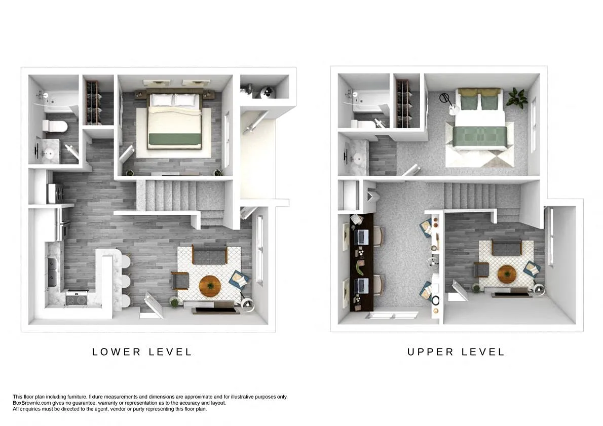 Floor plan Two Bedroom Two Bathroom