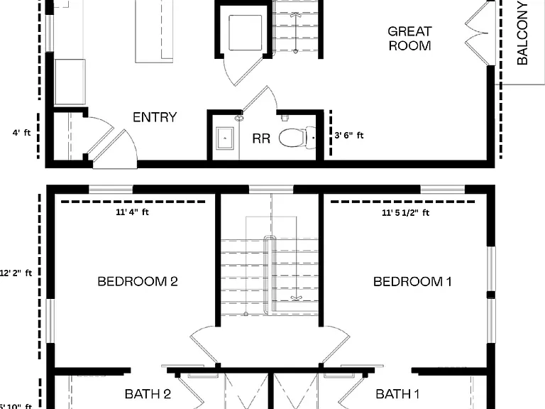 Palo Verde - Private Balcony 1035 sq ft dimensions Palo Verde - Private Balcony 1035 sq ft dimensions