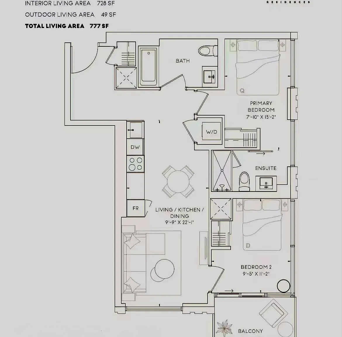 2 bed, $3,350 — Photo 4
