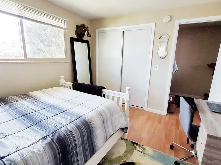 front bed with full closet