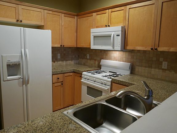 Kitchen with granite countertop
