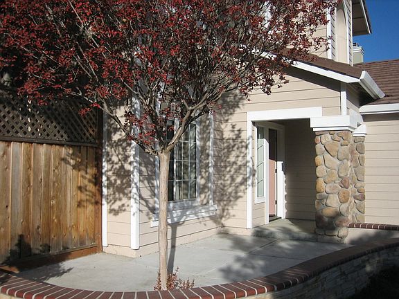 Side View of Front Patio