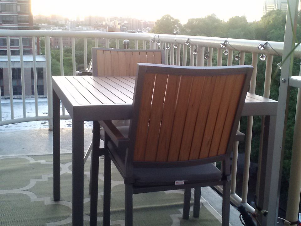 View from living rm balcony