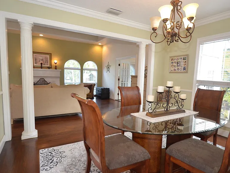 Open floor plan. Unusual in a 100 year old house!