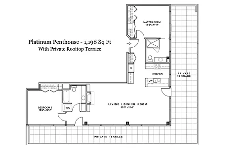 Floor plan Platinum Penthouse