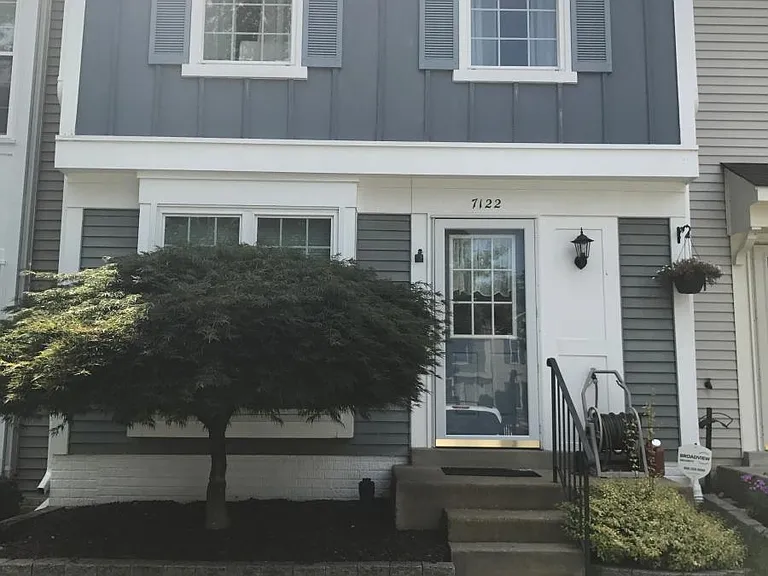 Front of townhouse