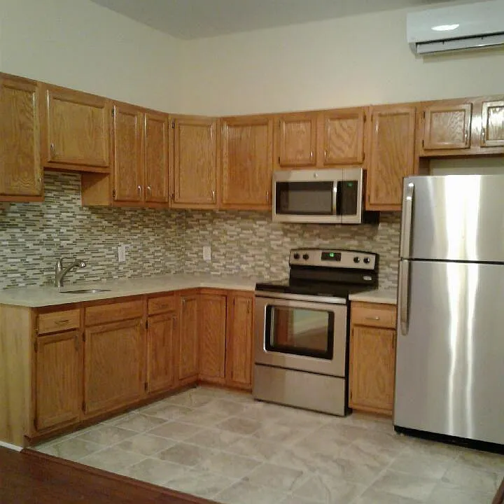 Kitchen open to LR