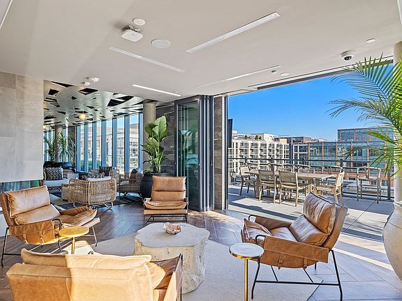 Enjoy the clubhouse lounge with outdoor terrace.