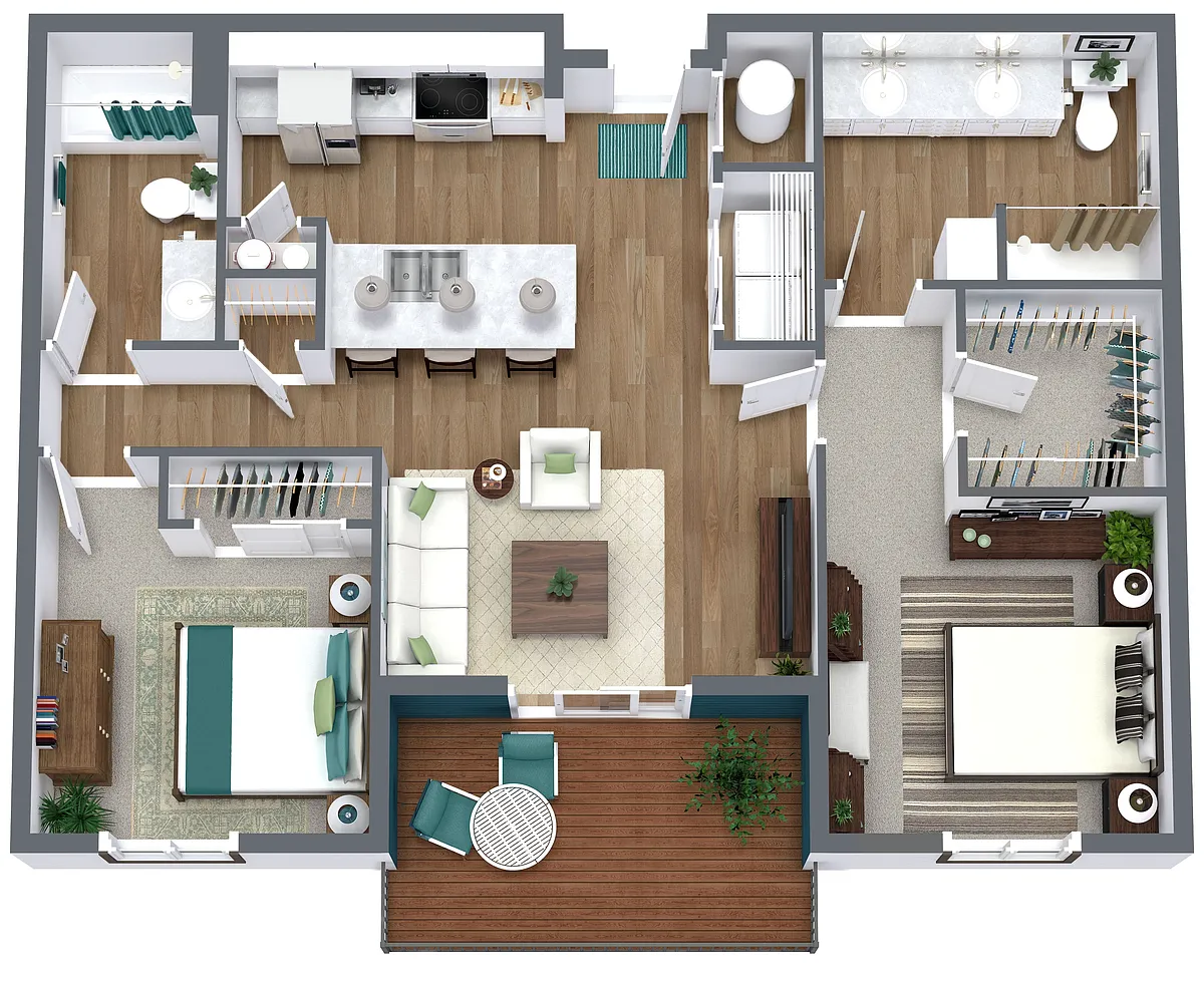 Floor plan Duet