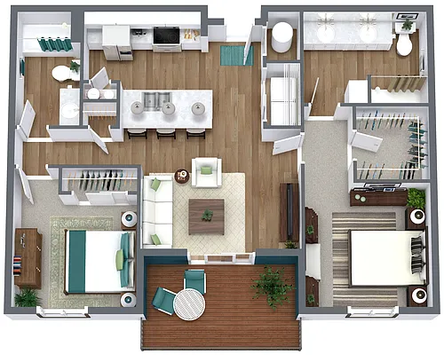 Floor plan Duet