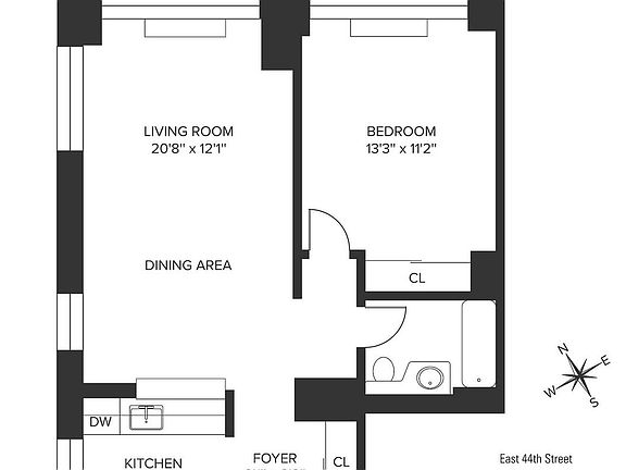 2nd image of 150 E 44th St APT 24B